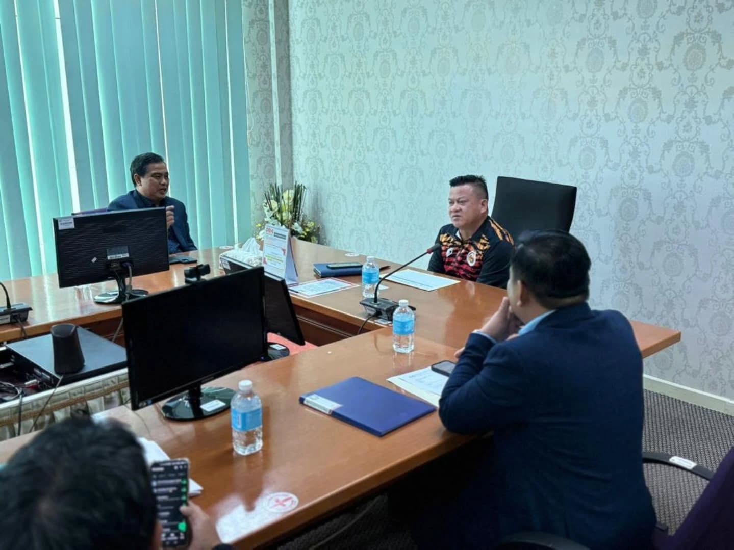Kunjungan Hormat Persatuan Sukan Tarik Tali Negeri Sarawak ke Jabatan Belia dan Sukan Negeri Sarawak