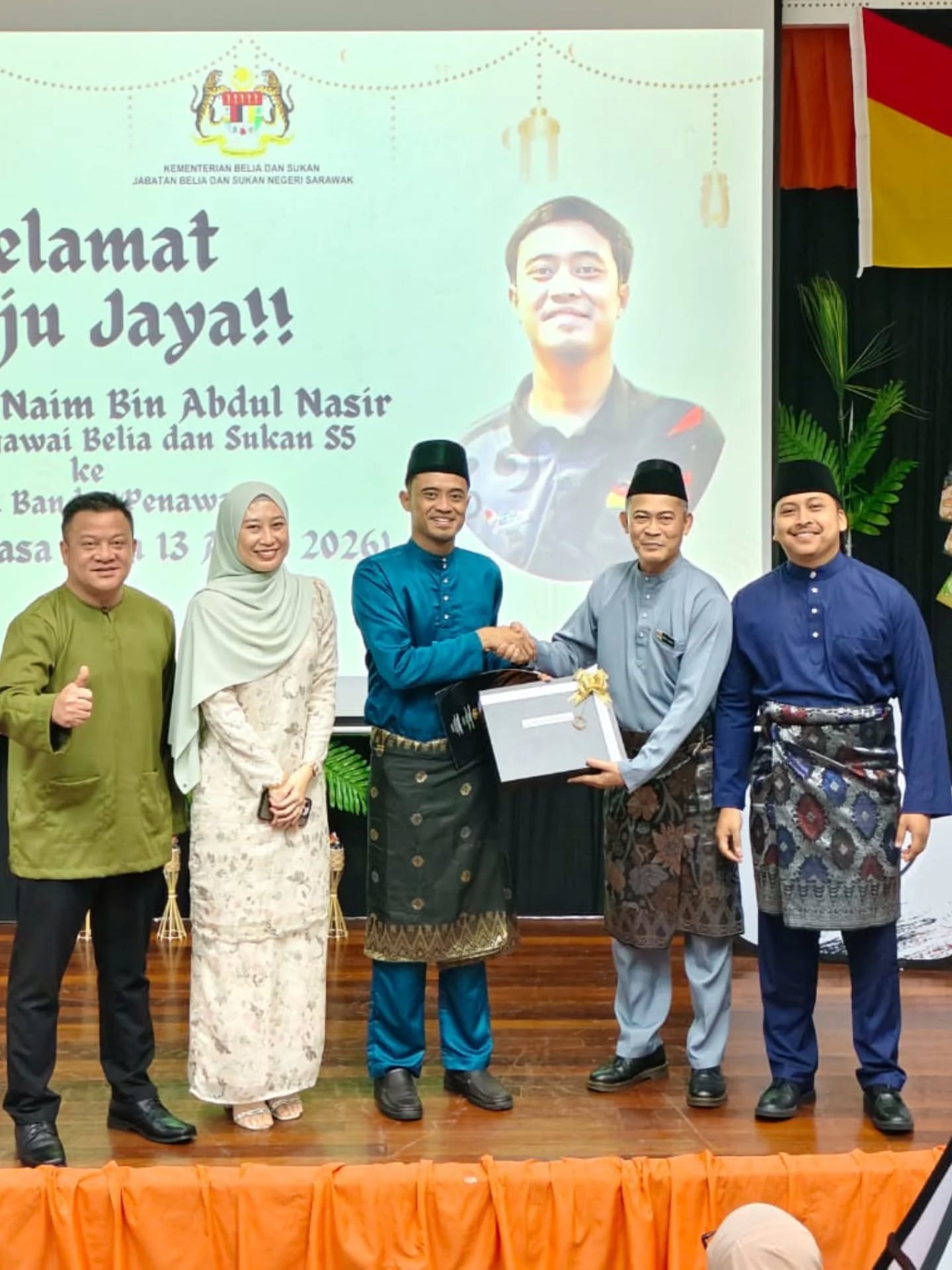 Majlis Perpisahan Encik Naim bersempena Majlis Perhimpunan Bulanan JBSN Sarawak 2026