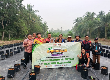 Lawatan Kemajuan Projek Cili Fertigasi Program Agrobelia Lestari