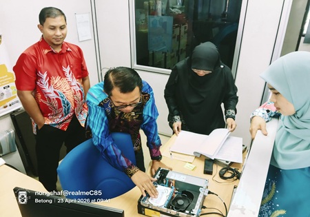 Pemeriksaan Pegawai Teknikal ICT Bagi Perakuan Pelupusan (PEP) Aset ICT Di Pejabat Belia Dan Sukan Bahagian Betong