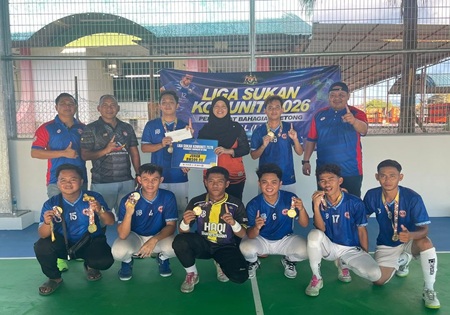 Haqi Bangsawan X Juara Futsal Sempena Liga Sukan Komuniti (LSK) 2026 Peringkat Bahagian Betong