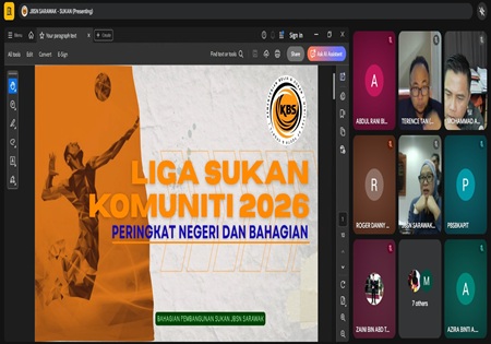 Taklimat Program Liga Sukan Komuniti (LSK) 2026 Peringkat Bahagian Dan Negeri Sarawak 