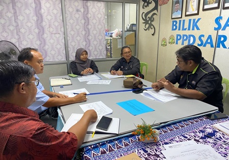 Kunjungan Hormat PBSB Betong Ke Pejabat Pendidikan Daerah Saratok