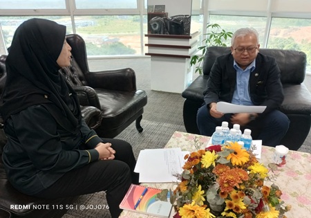 Sesi Kunjungan Hormat Pegawai Belia Dan Sukan Bahagian Betong Kepada Residen Bahagian Betong 