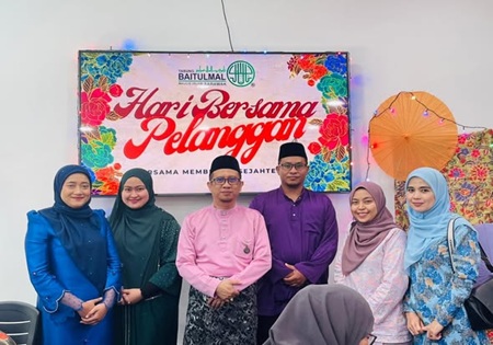 Pejabat Belia Dan Sukan Bahagian Betong Hadir Jemputan Hari Bersama Pelanggan Aidilfitri Anjuran Tabung Baitulmal Sarawak Bahagian Betong 