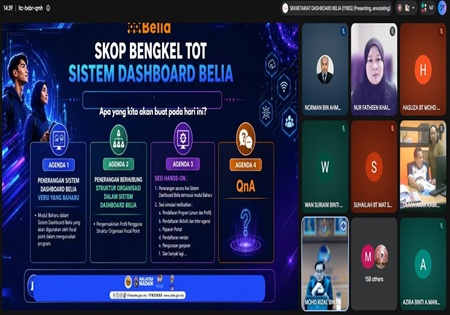  Sesi Training Of Trainers (TOT) Sistem Dashboard Belia Peringkat Kementerian Belia Dan Sukan (KBS)