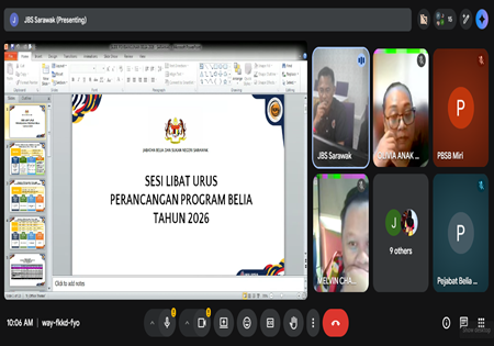 Taklimat Program Bahagian Pembangunan Belia Jabatan Belia Dan Sukan Negeri Sarawak Tahun 2026