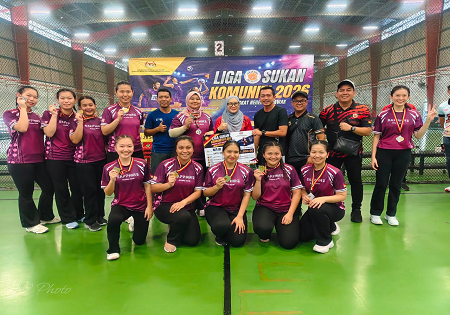 Pasukan Sapphire Bintulu Naib Johan Bola Jaring Wanita LSK Negeri Sarawak 2026