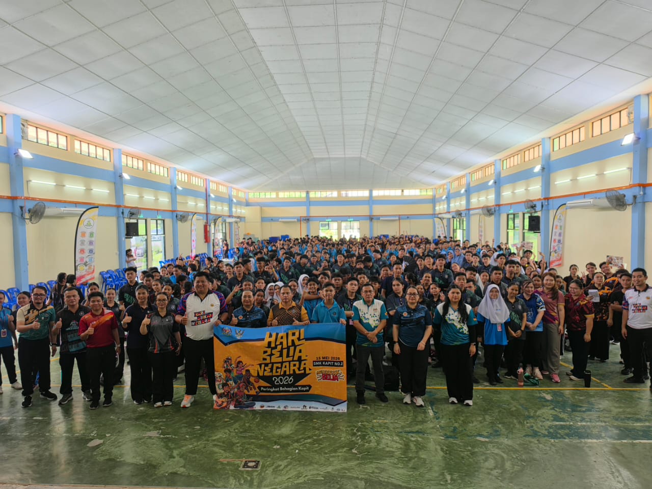 HARI BELIA NEGARA PERINGKAT BAHAGIAN KAPIT 2026 DISAMBUT MERIAH DI SMK KAPIT NO. 2