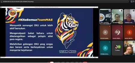 SESI PERBINCANGAN PROGRAM INSPITE i-TALENT SECARA ATAS TALIAN