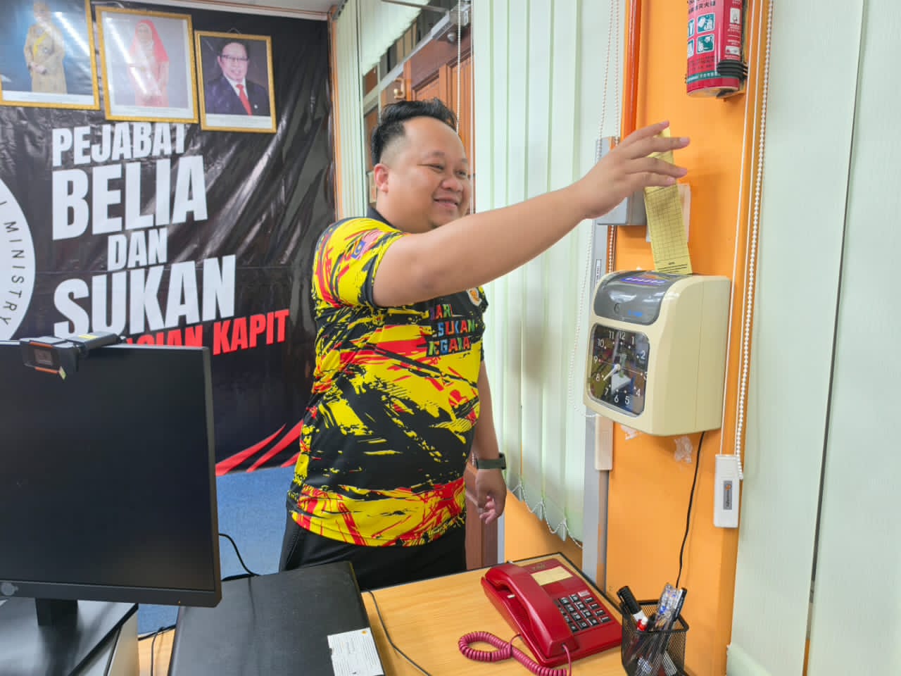 Selamat Menyertai Keluarga PBSB Kapit Encik Melvin Chambai!