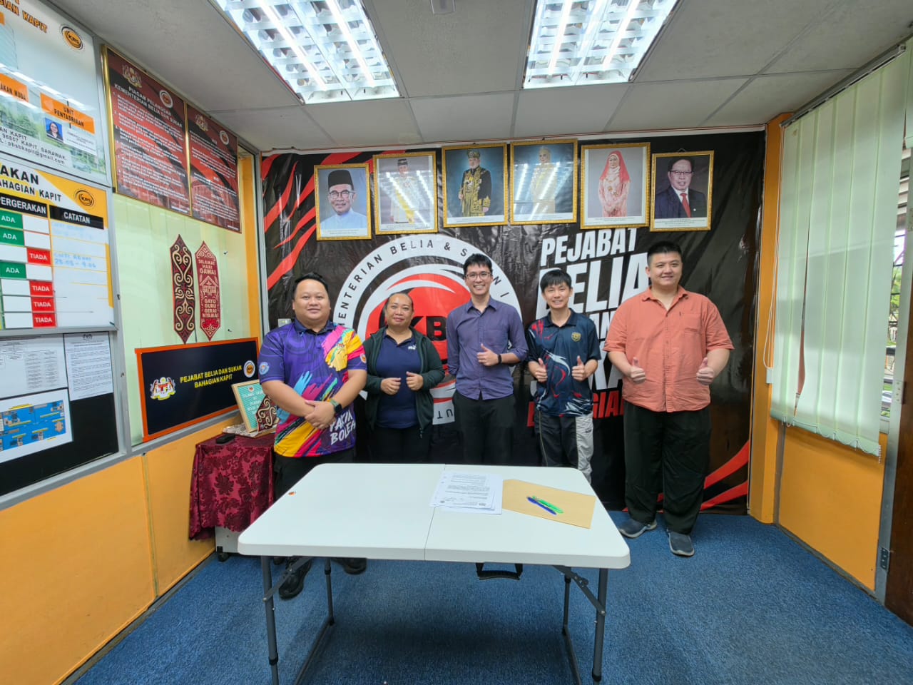 SESI PERBINCANGAN DANA SUKAN KOMUNITI (DSK) BERSAMA KELAB BADMINTON BAHAGIAN KAPIT