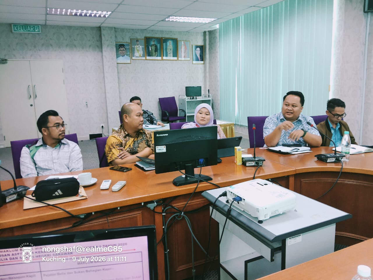 MESYUARAT BERKALA JBS NEGERI SARAWAK PERKUKUH PENYELARASAN HALA TUJU DAN TADBIR URUS ORGANISASI