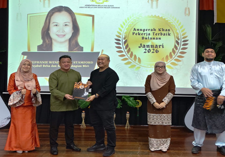 Tahniah Puan Stephanie Wendy Penerima Anugerah Khas Pekerja Terbaik Bulanan Januari 2026