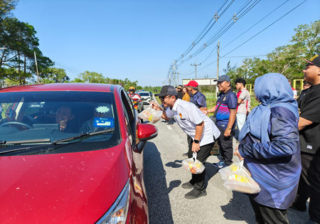 Agihan Juadah ‘Sungkei’ Program Imarah Ramadhan Kem Belia Mukah 2026