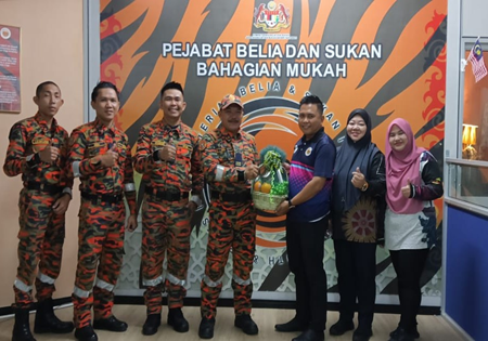 PBSB Mukah Adakan Latihan Kebakaran Bersama Balai Bomba dan Penyelamat Mukah