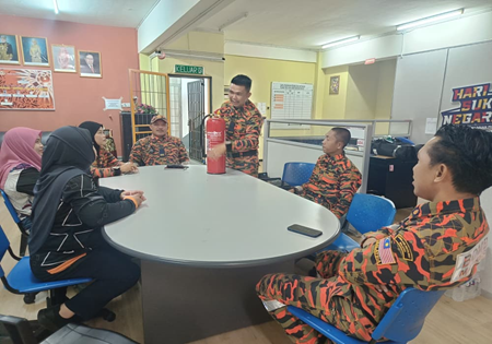 PBSB Mukah Adakan Latihan Kebakaran Bersama Balai Bomba dan Penyelamat Mukah