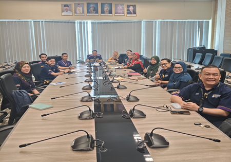 Sesi Lawatan Tapak Bahagian Pembangunan Rakan Muda JBSN Sarawak ke UiTM Cawangan Sarawak Kampus Mukah