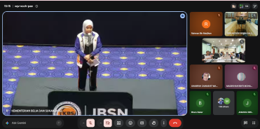 PBSB SARIKEI SERTAI MAJLIS PERHIMPUNAN BULANAN JBSN SECARA DALAM TALIAN