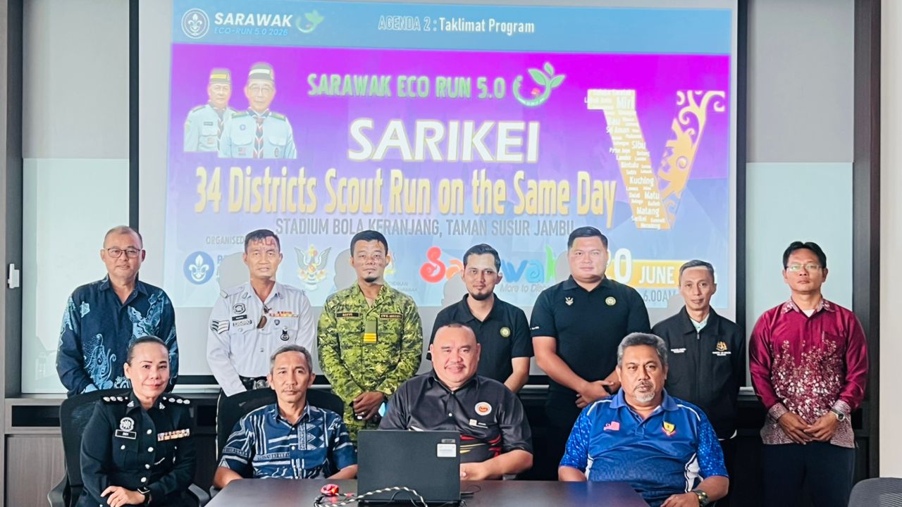 SARAWAK SCOUT ECO-RUN 5.0 AKAN BERLANGSUNG DI DAERAH SARIKEI