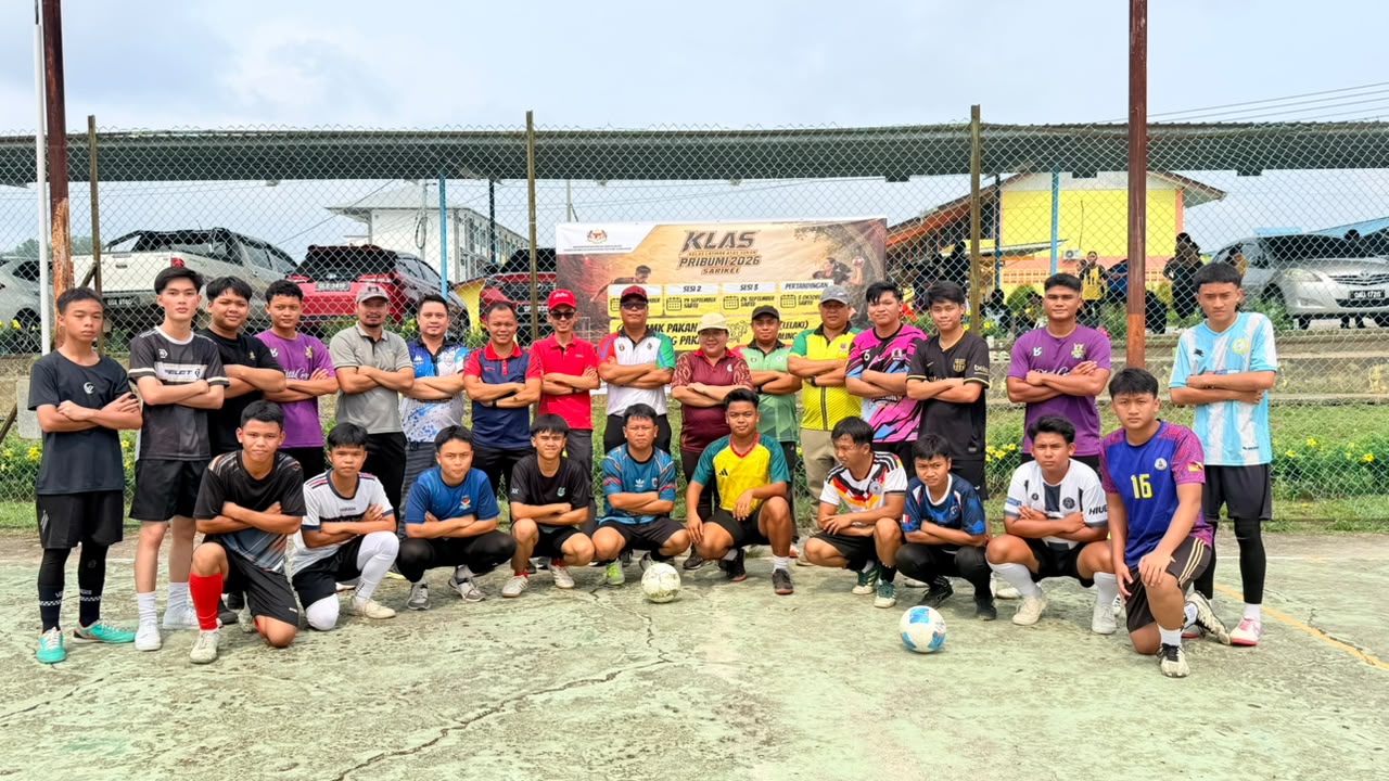 PERTANDINGAN FUTSAL LELAKI SEMPENA KURSUS LATIHAN ASAS SUKAN (KLAS) KOMUNITI PERIBUMI SARAWAK PERINGKAT BAHAGIAN SARIKEI SIRI 4 TAHUN 2026