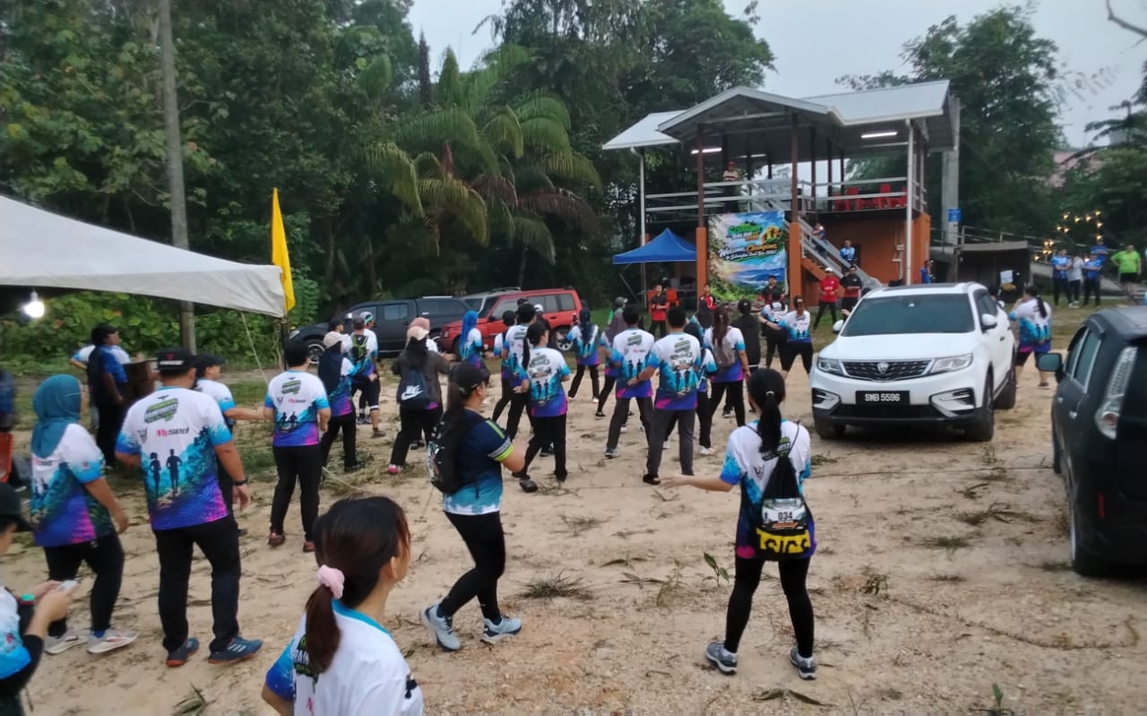 PROGRAM MALAYSIA AKTIF @ KOMUNITI SIRI 3 MERIAHKAN SEBANGKOI RAINFOREST TRAIL RUN 4.0