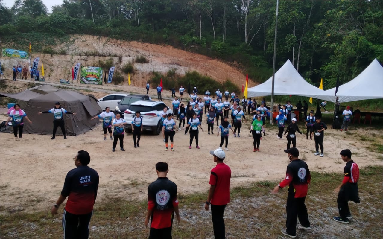 PROGRAM MALAYSIA AKTIF @ KOMUNITI SIRI 3 MERIAHKAN SEBANGKOI RAINFOREST TRAIL RUN 4.0