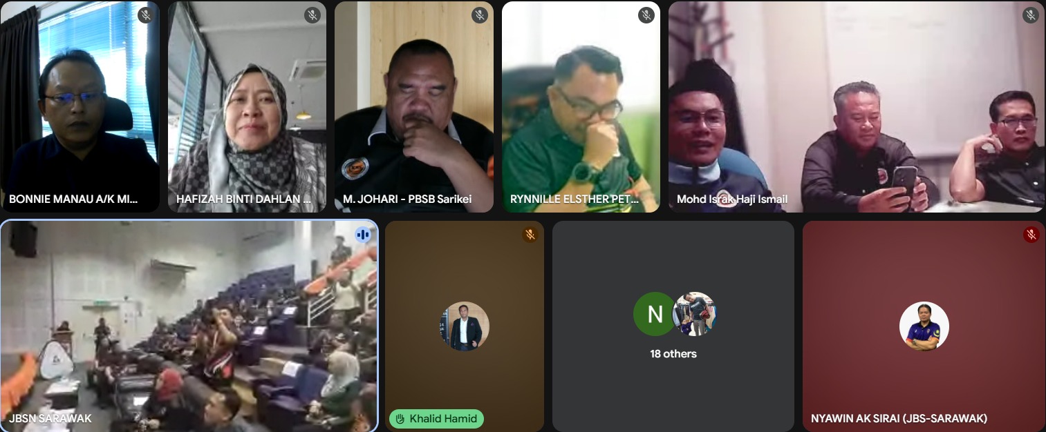 PERJUMPAAN SECARA ATAS TALIAN BERSAMA YB TIMBALAN MENTERI BELIA DAN SUKAN MALAYSIA