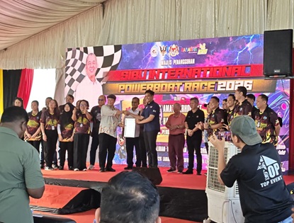 PBSB Sibu Turut Meriahkan Majlis Penangguhan Sibu International Powerboat Race 2026
