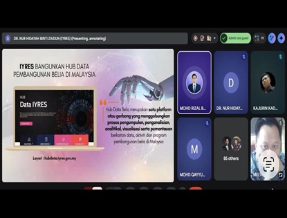 PBSB Sibu Sertai Taklimat Focal Point Hub Profil Iyres Secara Atas Talian