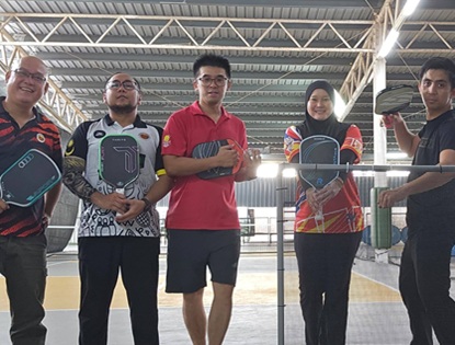 Sesi Riadah Pejabat Belia Dan Sukan Bahagian Sibu Galakkan Gaya Hidup Aktif Bersama Lanang Pickleball Club