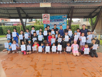 Kemahiran Latihan Asas Sukan (KLAS) Renang 2025 Fasa 3 - Kategori Kanak-Kanak B40 (Umur 6 Hingga 12 Tahun) Di Sibu