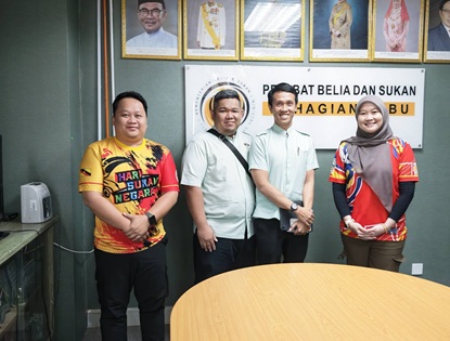 Kunjungan Khidmat Nasihat Daripada Kelab Larian Lebah Ke Pejabat Belia Dan Sukan Bahagian Sibu