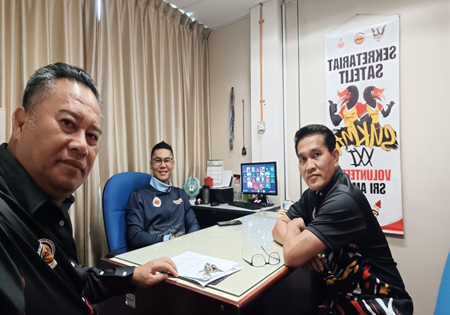 PERJUMPAAN SECARA ATAS TALIAN BERSAMA YB TIMBALAN MENTERI BELIA DAN SUKAN MALAYSIA