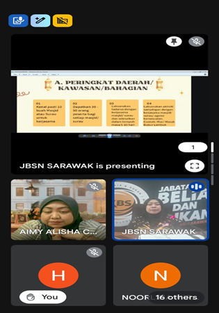 PERBINCANGAN PROGRAM RAKAN MUDA RAMADAN PERINGKAT NEGERI SARAWAK TAHUN 2026