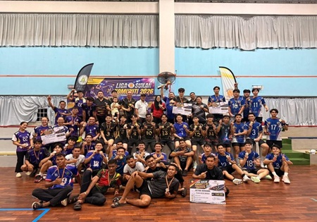 BORNEO WARRIOR DINOBATKAN SEBAGAI PEMENANG TEMPAT KETIGA BERSAMA SUKAN BOLA TAMPAR LELAKI LSK PERINGKAT NEGERI SARAWAK