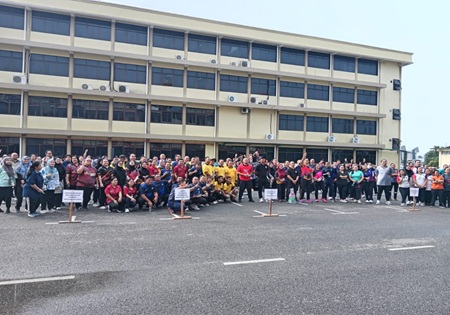 PROGRAM MALAYSIA AKTIF @ KOMUNITI WISMA PERSEKUTUAN SRI AMAN INISIATIF PEMBUDAYAAN GAYA BUDAYA HIDUP SIHAT