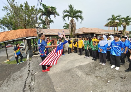 SENAM SIHAT DAN BERJALAN RIA MADANI SK SRI AMAN SOKONG SAMBUTAN HARI SUKAN NEGARA (HSN2026) PERINGKAT BAHAGIAN SRI AMAN