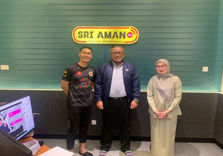 PROMOSI HARI SUKAN NEGARA (HSN2026) PERINGKAT BAHAGIAN SRI AMAN DI SRI AMAN FM