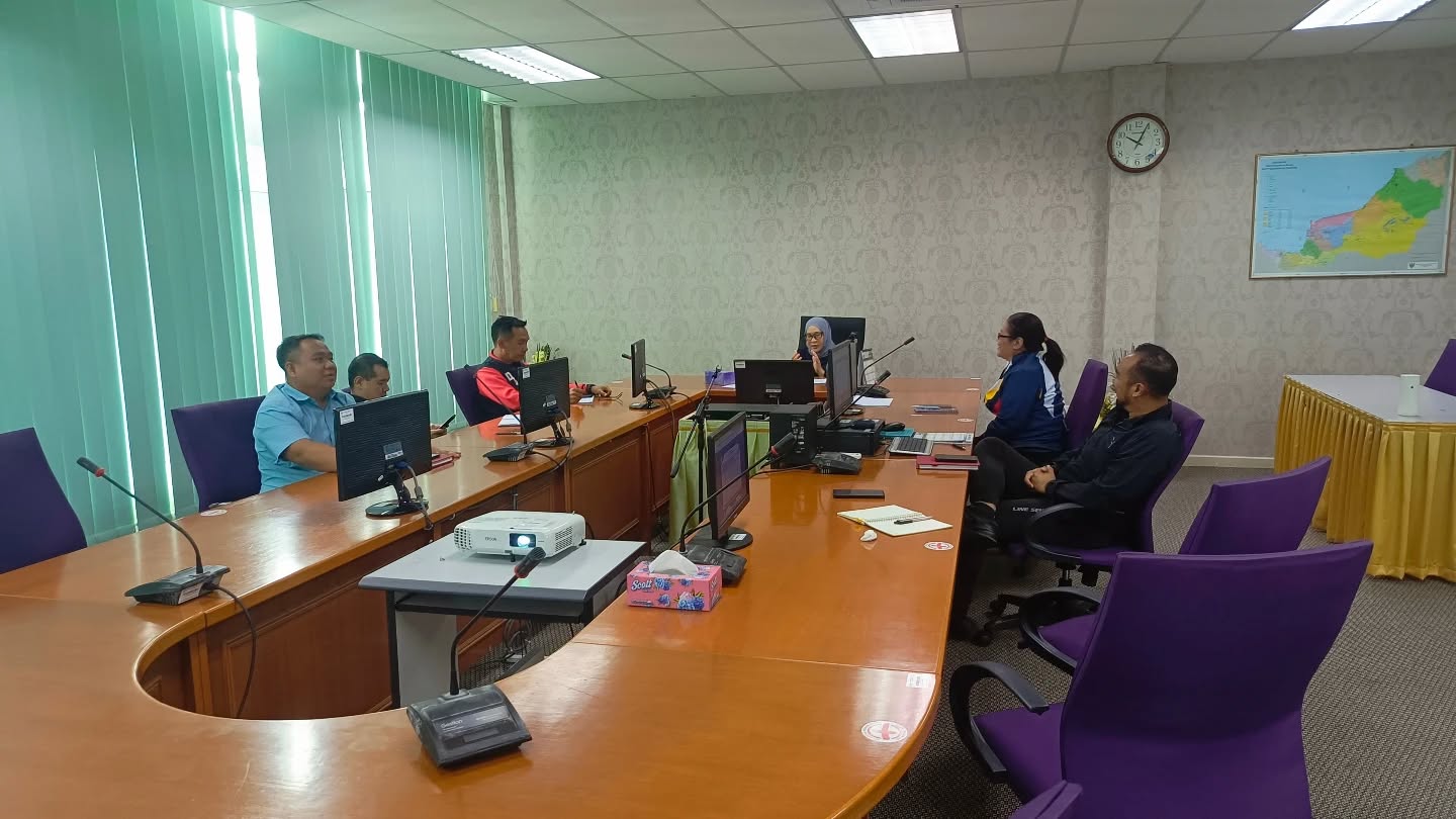 Mesyuarat Penyelarasan Program Bahagian Pembangunan Sukan Jabatan Belia dan Sukan Negara Sarawak Perkukuh Agenda Sukan Komuniti 