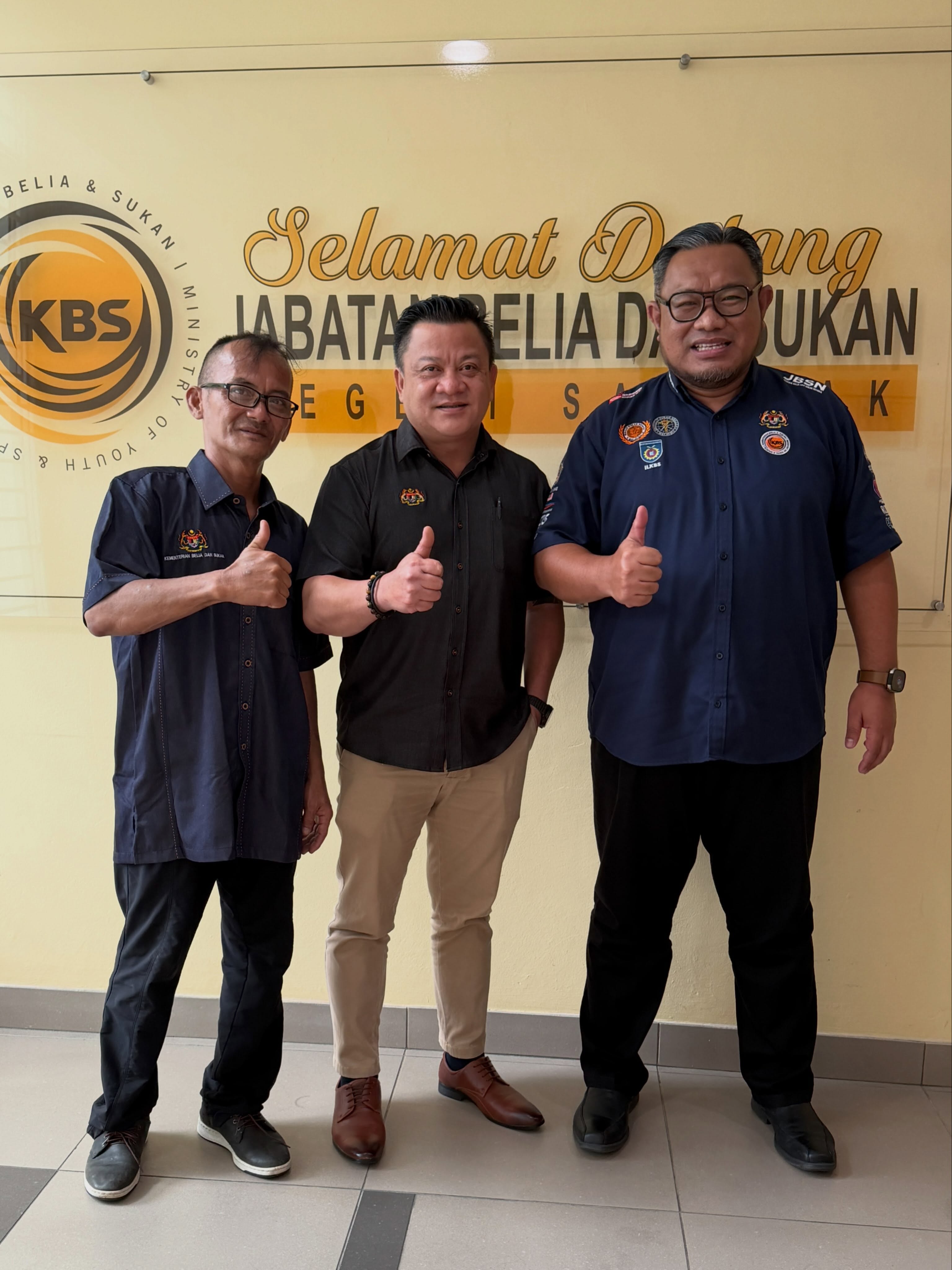 Dua Pegawai Melapor Diri, JBSN Sarawak Terima Pegawai Baharu