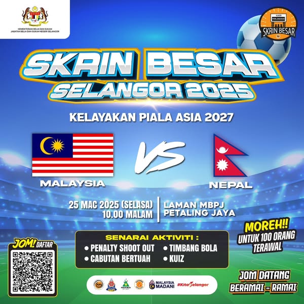 MALAYSIA 🇲🇾 BAKAL BERENTAP DI KELAYAKAN PIALA ASIA 2027