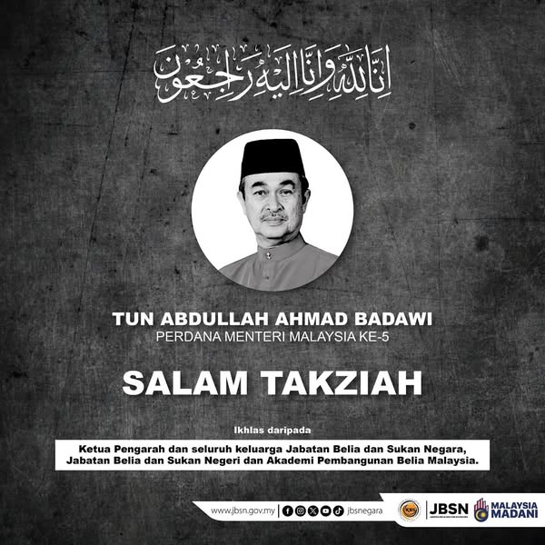 BELANGSUNGKAWA: TUN ABDULLAH AHMAD BADAWI