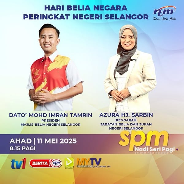 SLOT SPM SEMPENA HARI BELIA NEGARA 2025 PERINGKAT NEGERI SELANGOR