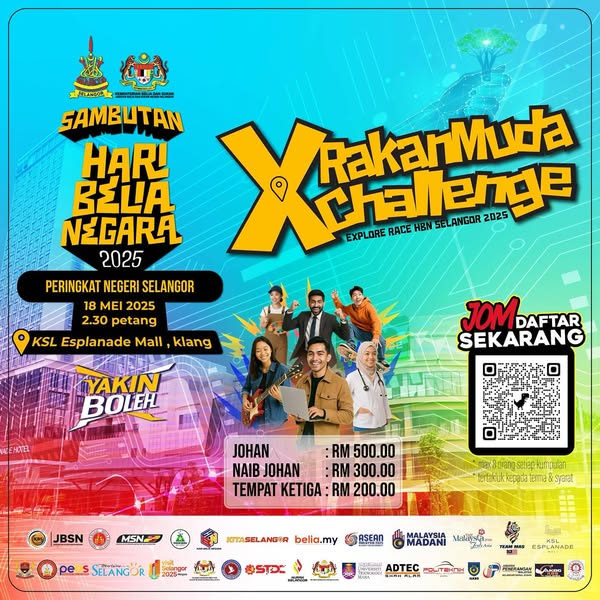 X-RAKAN MUDA CHALLENGE @HBN2025 NEGERI SELANGOR