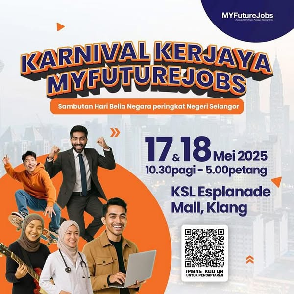 KARNIVAL TEMUDUGA MYFUTUREJOBS SEMPENA HARI BELIA NEGARA 2025 PERINGKAT NEGERI SELANGOR