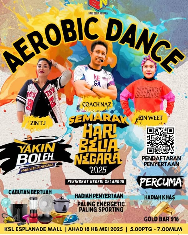 AEROBIC DANCE @HBN2025 NEGERI SELANGOR