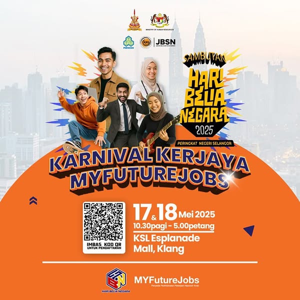 KARNIVAL TEMUDUGA MYFUTUREJOBS SEMPENA HARI BELIA NEGARA 2025 PERINGKAT NEGERI SELANGOR
