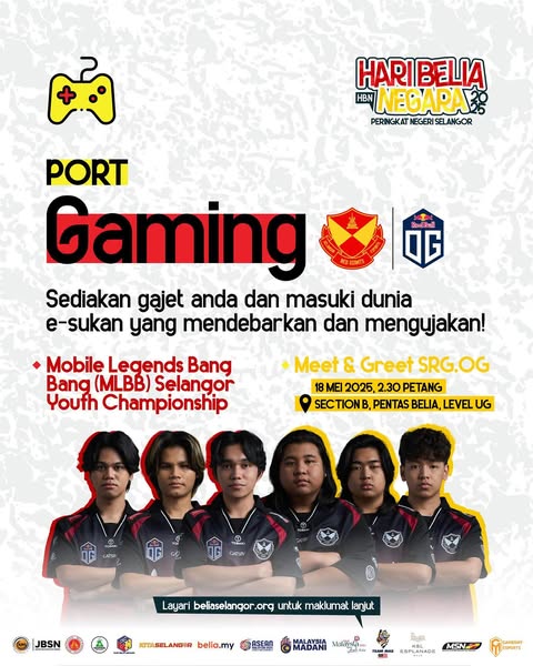 NAIK PENTAS, JADI JUARA & JUMPA IDOLA E-SPORTS ANDA!