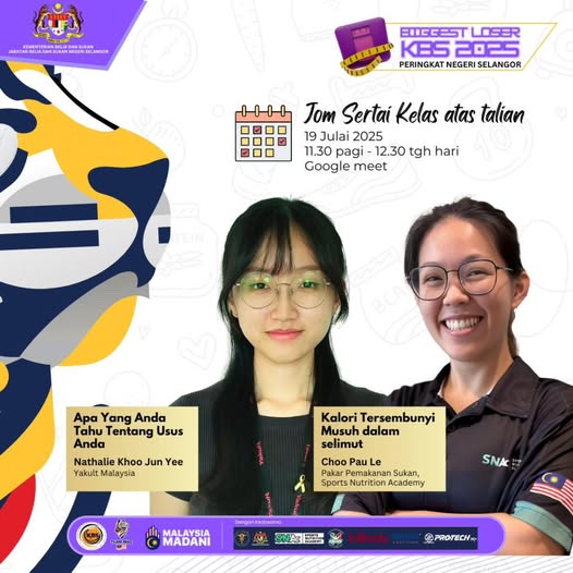 "BIGGEST LOSER" KBS TAHUN 2025 PERINGKAT NEGERI SELANGOR 